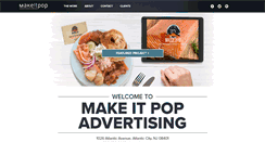 Desktop Screenshot of makeitpopadvertising.com